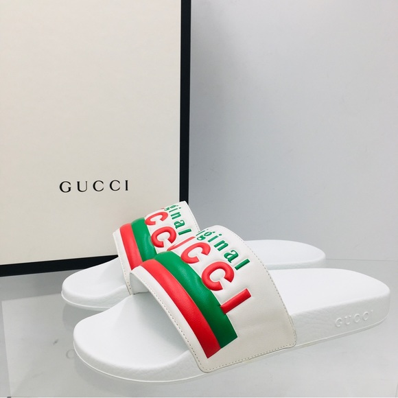 Gucci 630606 DIROO 9014  Slide Flip Flops - Women’s Size US 10 - Picture 4 of 14